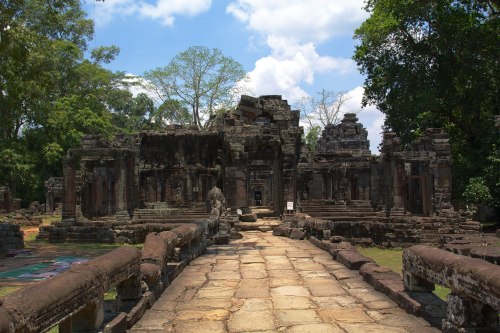 One of my favorite temple pictures from Angkor Wat.  The detail has been cranked up a little to give it an even 'older' feel.