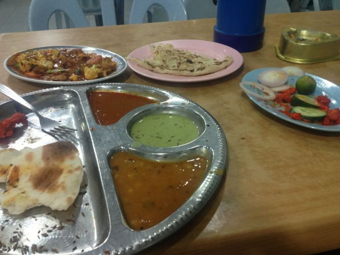 The cook won; there was no way I could finish.