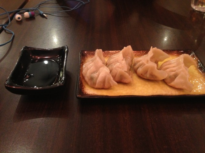 Found a really good Chinese place in Kuala Lumpur. Dumplings for an appetizer. 